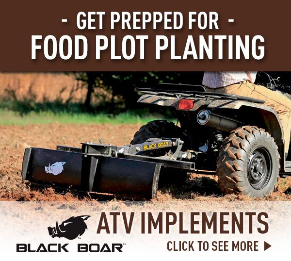 Get Prepped for Food Plot Planting with Black Boar ATV Implements