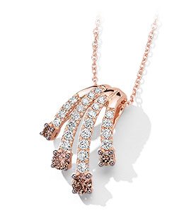 Le Vian 14K Strawberry Gold Diamond Necklace