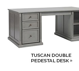 Tuscan Double Pedestal Desk