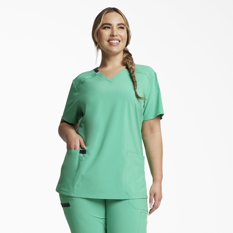 Womens EDS Essentials VNeck Scrub Top