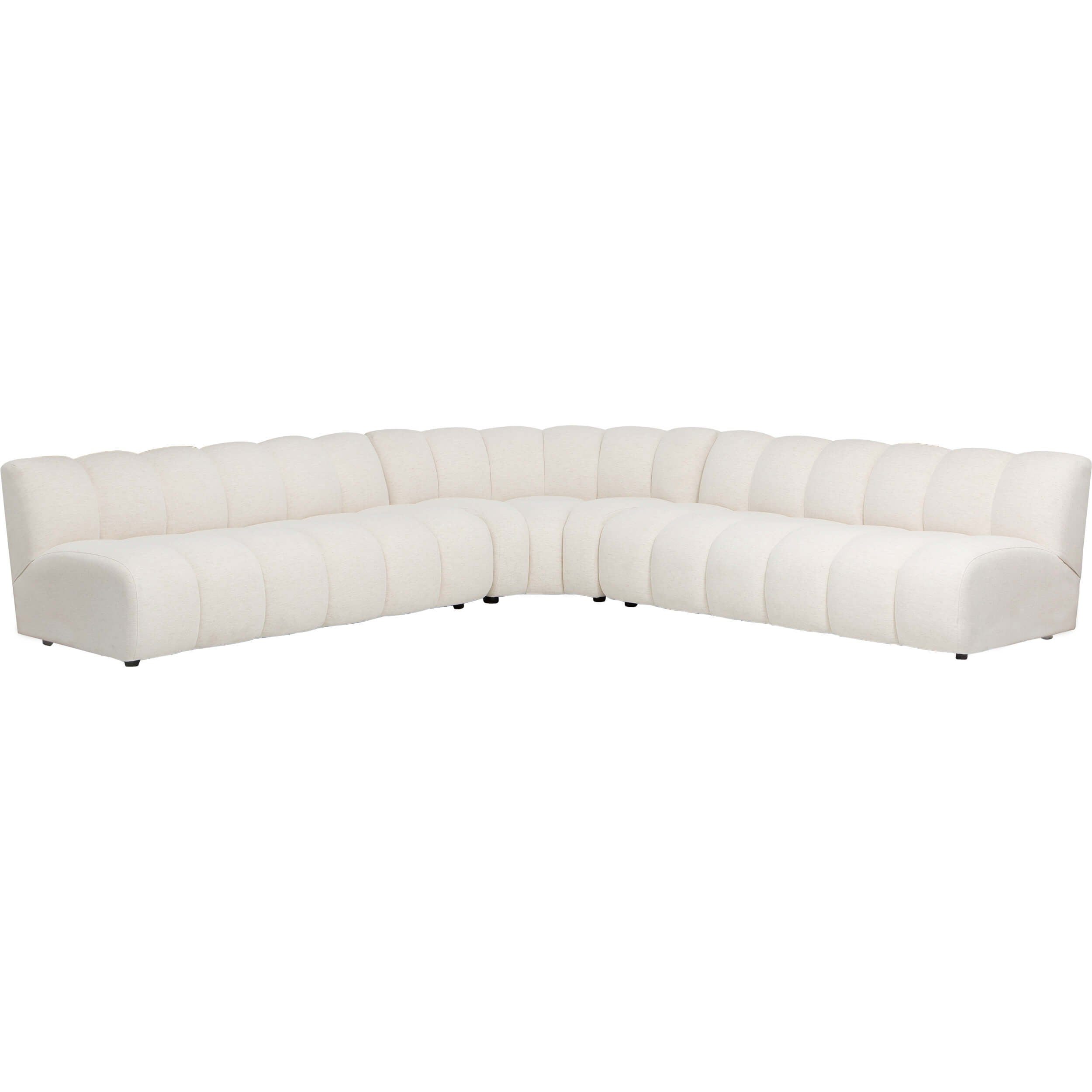 Image of Renzo Armless Sectional, Nomad Snow