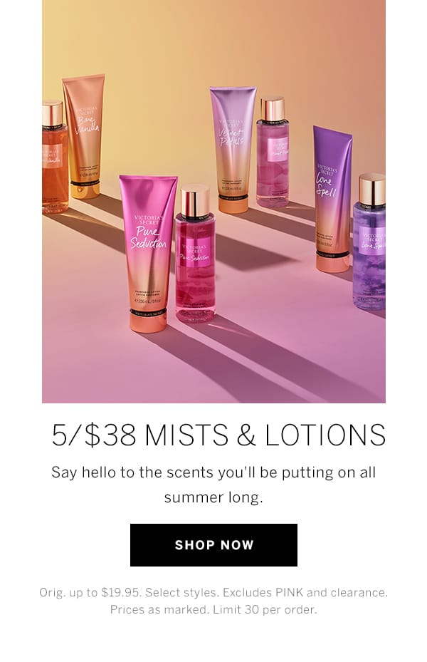 mists and lotions