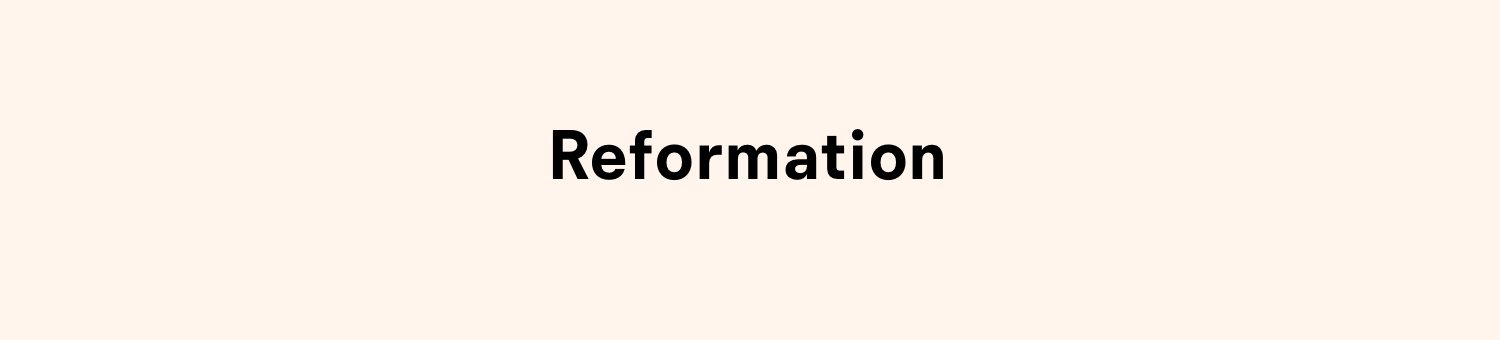 Reformation