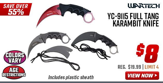 Wartech YC-9115 Full Tang Karambit Knife