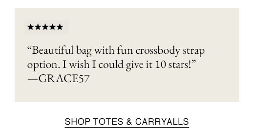 SHOP TOTES AND CARRYALLS