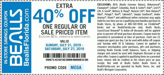 Must-See Black Friday In July Deals - Bealls Florida Email Archive