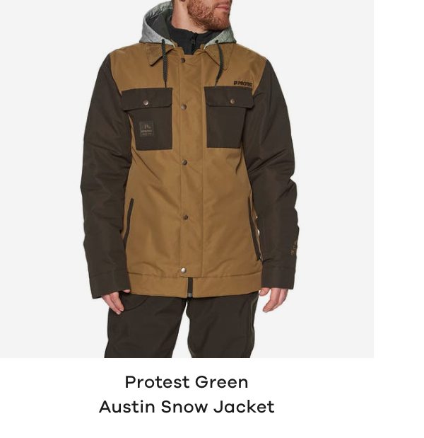 Protest Green Austin Snow Jacket