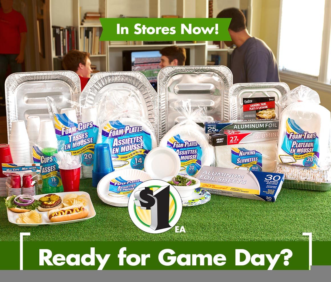 Shop $1 Game Day Party Supplies!