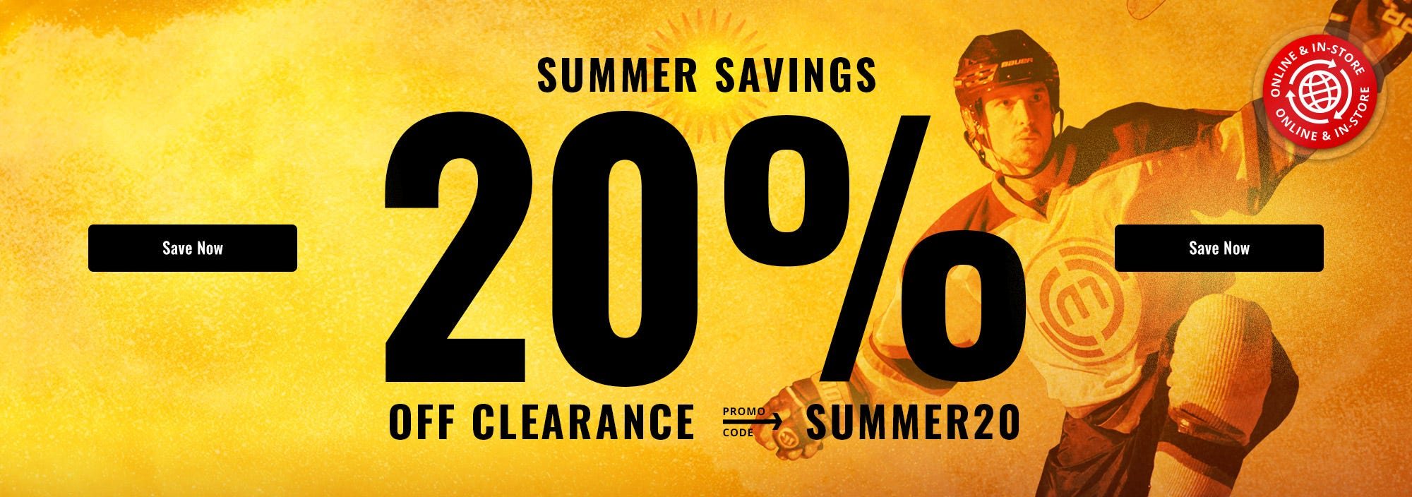 Summer Savings: 20% Off Clearance