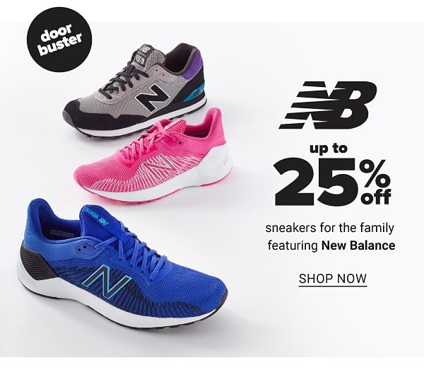 Up to 25% Off Sneakers for the Family feat. New balance - Shop Now