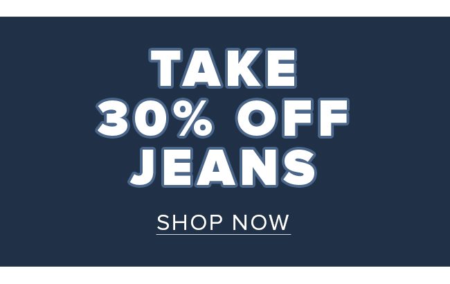 Take 30% OFF Jeans