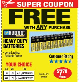  AA Heavy Duty Batteries 24 Pk