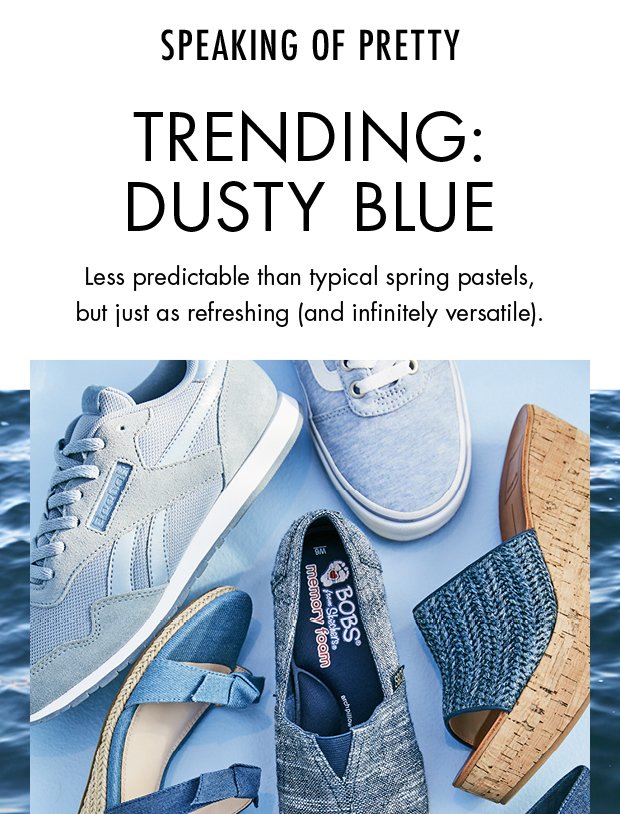 TRENDING: DUSTY BLUE