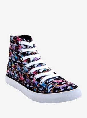 Lisa Frank Markie The Unicorn Hi-Top Sneakers