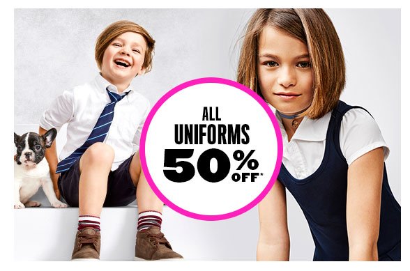 All Uniforms 50% Off