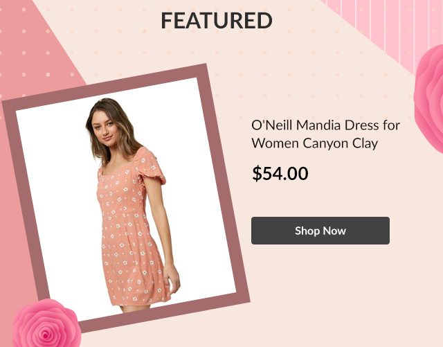 O'Neill Mandia Dress for Women Canyon Clay