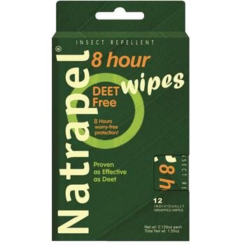 Natrapel DEET-Free Insect Repellent Wipes