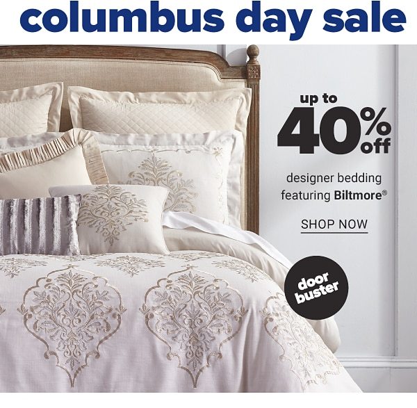 Up to 40% off Designer Bedding feat. Biltmore - Shop Now