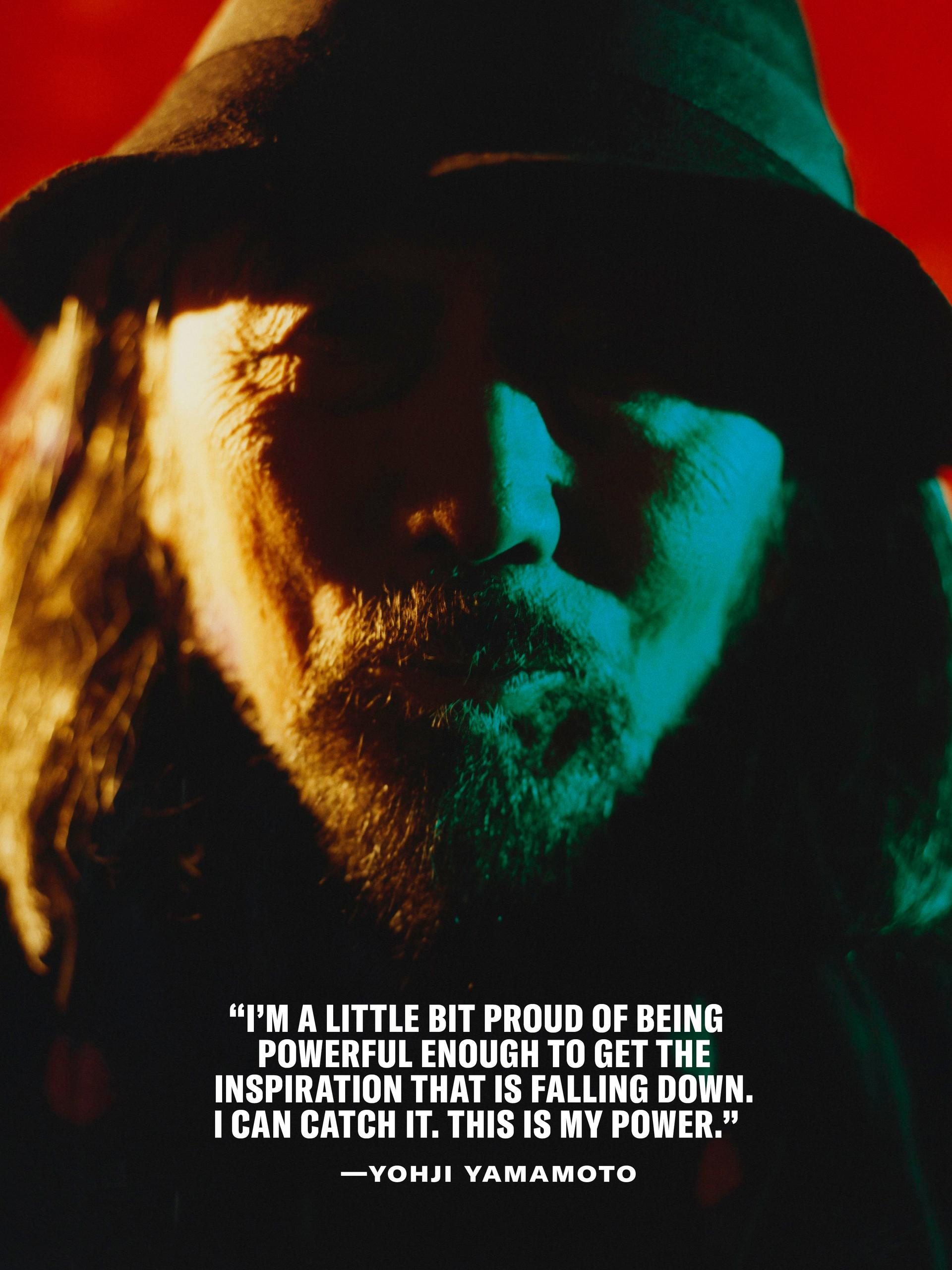 Yohji Yamamoto GQ Magazine Cover