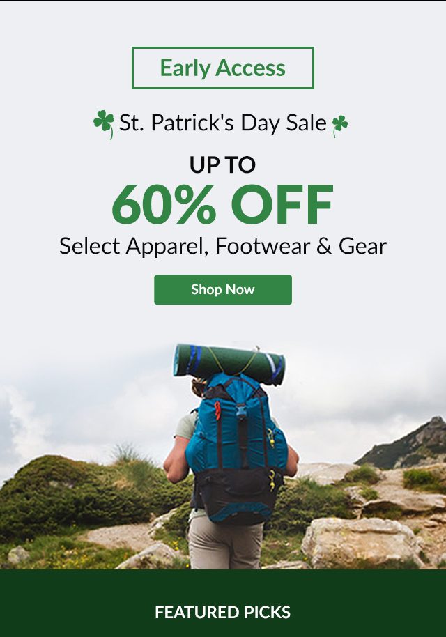 St. Patrick's Day Sale - Early Access