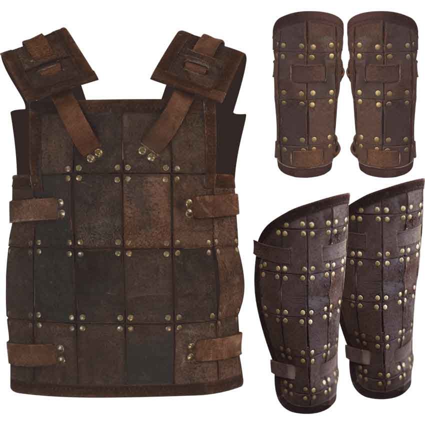 Image of RFB Fighter Leather Armour Set