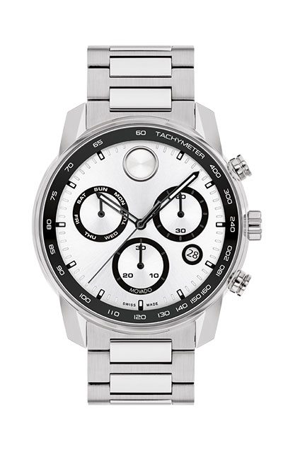 Stainless Steel Bold Verso Chronograph