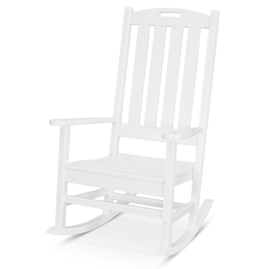 Outdoor Nautical Rocking Plastic Chair
