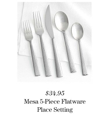 Mesa 5-piece flatware place setting