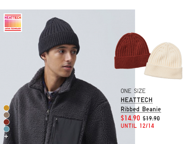 PDP 8 - HEATTECH RIBBED BEANIE