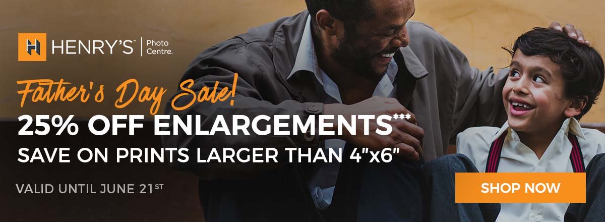 25% off Enlargements - Save on Prints larger than 4x6
