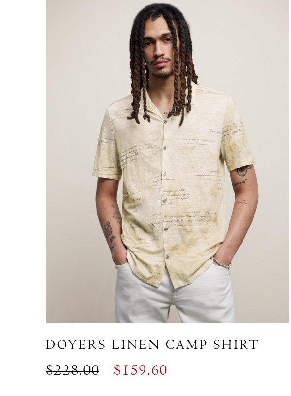 DOYERS LINEN CAMP SHIRT