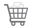 icon of a shopping cart