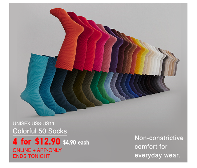 PDP7 - MEN COLORFUL 50 SOCKS