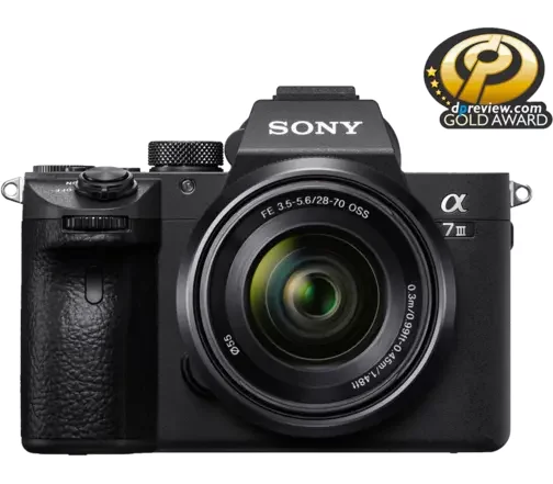 Sony Alpha 7 III - Full-frame Interchangeable Lens Camera & Lens Kit 24.2MP, 10FPS, 4K/30p K