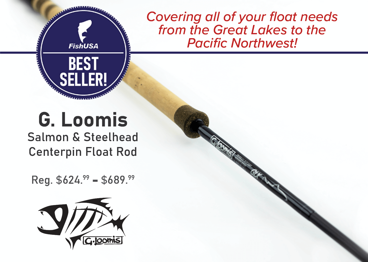 G. Loomis Salmon & Steelhead Centerpin Float Rod