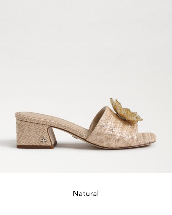 Winsley Block Heel Slide Sandal (Natural)