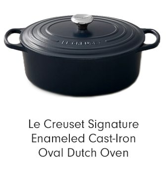 Le Creuset Signature Enameled Cast-Iron Oval Dutch Oven