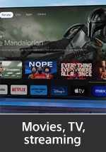 Movies, TV, streaming