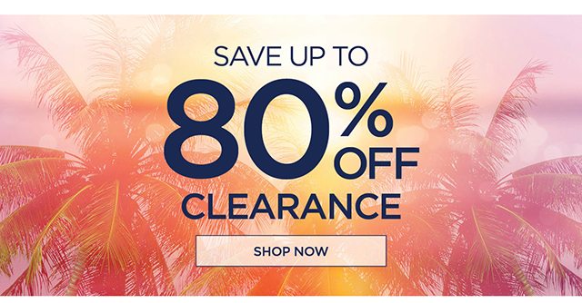 Save Up to 80% Off Clearance