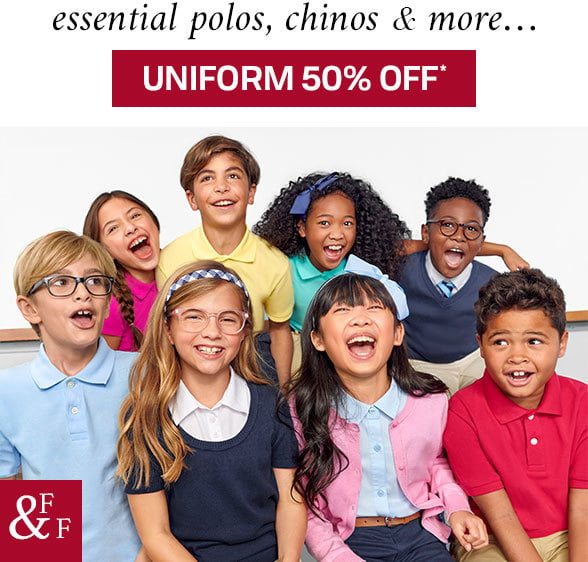 50% off Uniforms