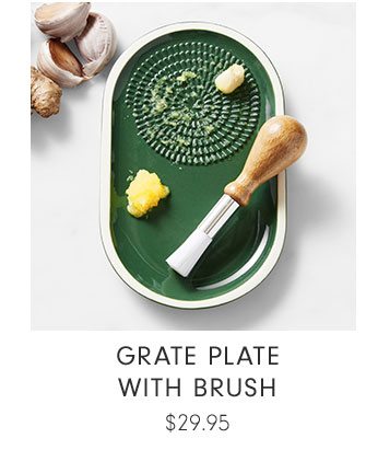 Grate Plate with Brush $29.95