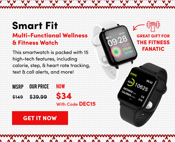 Smart Fit Multifunction Fitness Watch | Get It Now