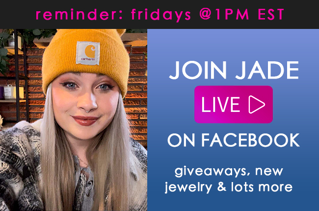 Click to enter our current Giveaway & tune into Facebook live TODAY @ 1pm EST