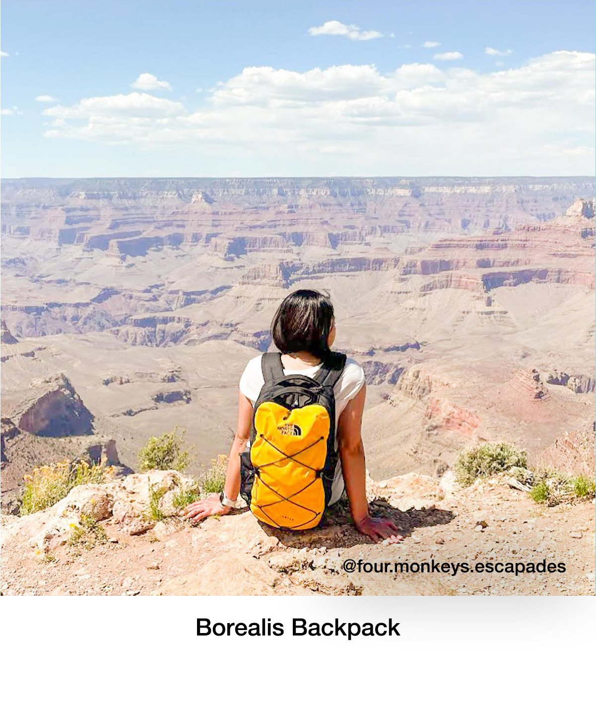 Borealis Backpack. Breathable for the hottest days. Dries fast if you jump in to cool off.