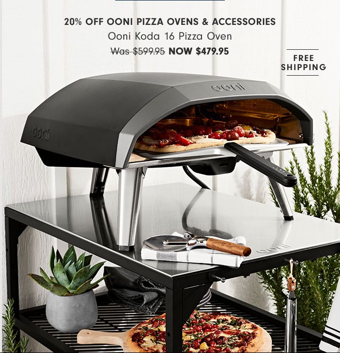 20% Off Ooni Pizza Ovens & Accessories - Ooni Koda 16 Pizza Oven Now $479.95