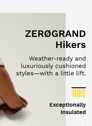 Shop Zerogrand Wedge Hiker Boot 65MM in Acorn