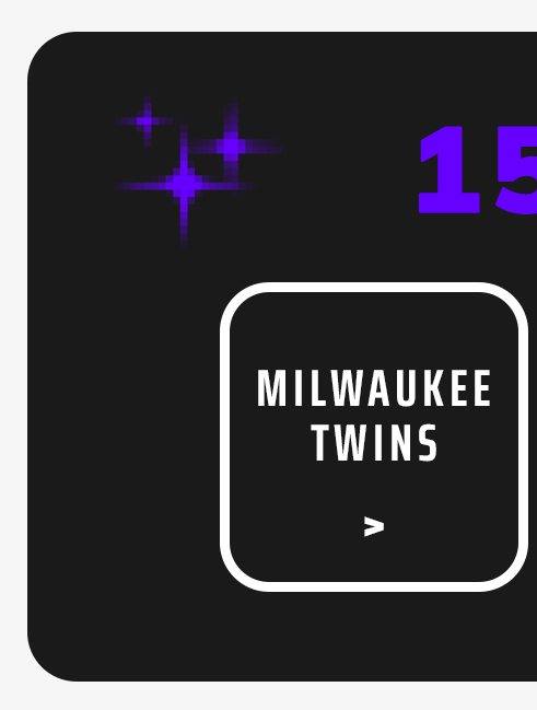 15% Off Milwaukee Twins