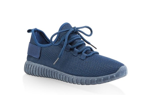 Textured Knit Athletic Sneakers