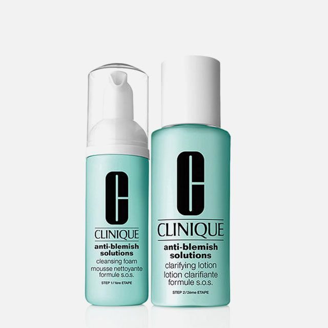 Clinique Anti-Blemish Cleansing Gel & Clarifying Lotion with Gift