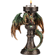 Green Dragon Candle Holder